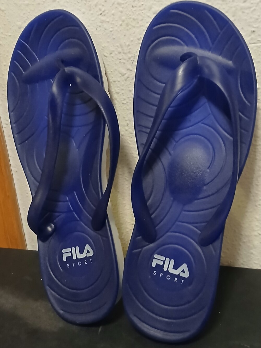 ​FILA Sport Women's Blue Comfort Flip Flops Sandals Size L 9/10